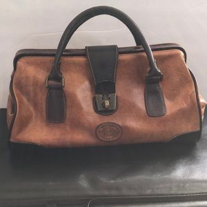 Vintage Western Leather Landy Dr Handbag